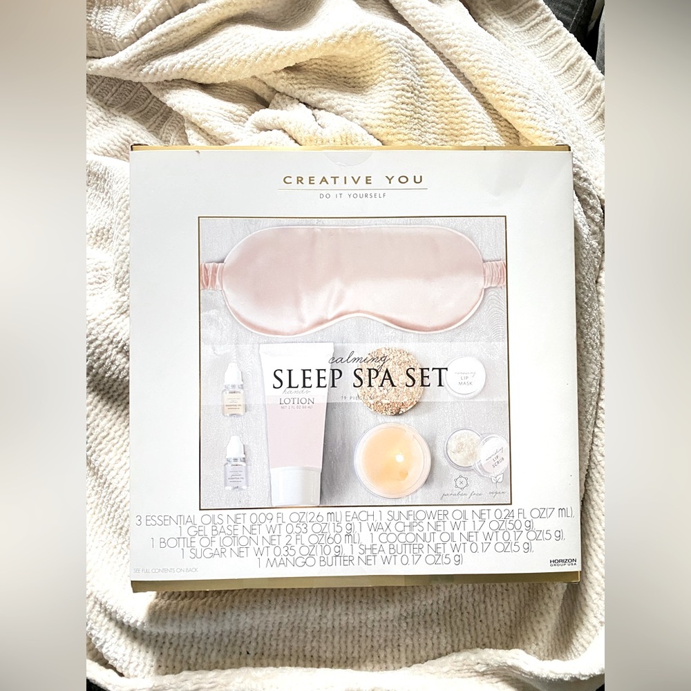 Creative You D.I.Y. Calming Sleep Spa Set, 19 Piece Set